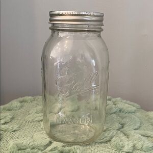 Ball Mason Jar with Silver Lid